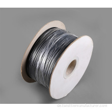 Metallische Spulen-Twist-Krawatten aus Kunststoff für die Verpackung